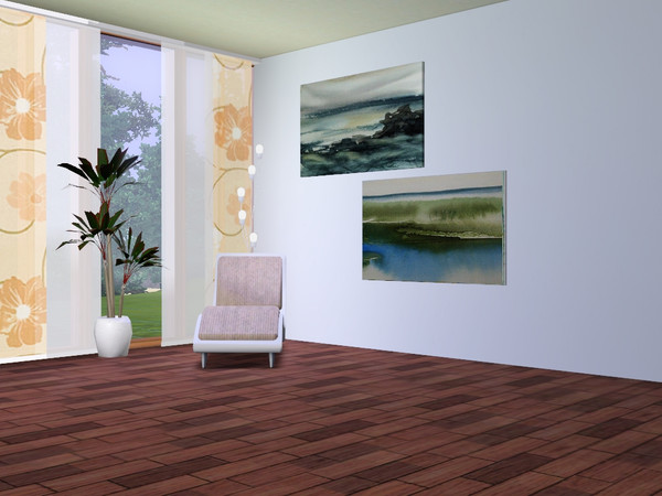Sims 3 — Multiwallart Landscape 1 by CaliDea — Romantic Landscape.