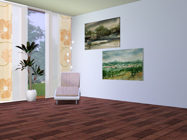 Sims 3 — Multiwallart Landscape 2 by CaliDea — Romantic Landscape.