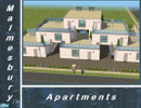 Sims 2 — Malmesbury Apartments by Strawbz — Modern 1 bedroom apartments perfect for single sims or young couples. The