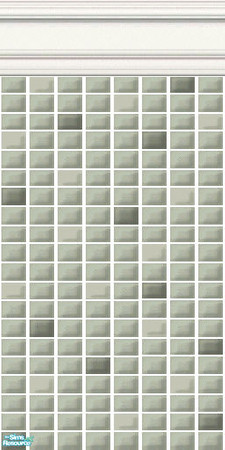 Sims 2 — Green Mini Tiles - Retreat Mini Tiles by HollyChappell — Walls covered with mini tiles in relaxing and