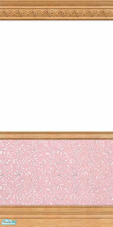 Sims 2 — Amaranth Wall Collection - #01 by paintedladysims — 1 of 9 wall designs in the collection.