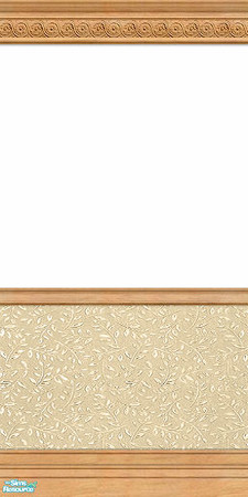 Sims 2 — Amaranth Wall Collection - #03 by paintedladysims — 3 of 9 wall designs in the collection.