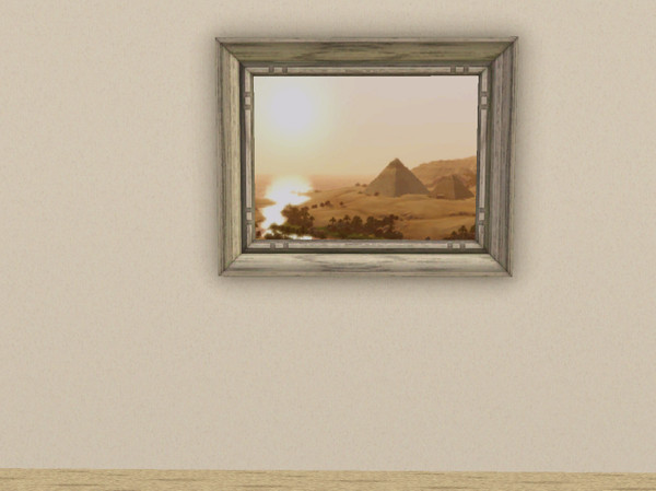 Sims 3 — Painting Landscape Eygpt2 Pyramids by Peachybitz1 — Painting Landscape Eygpt2 Pyramids