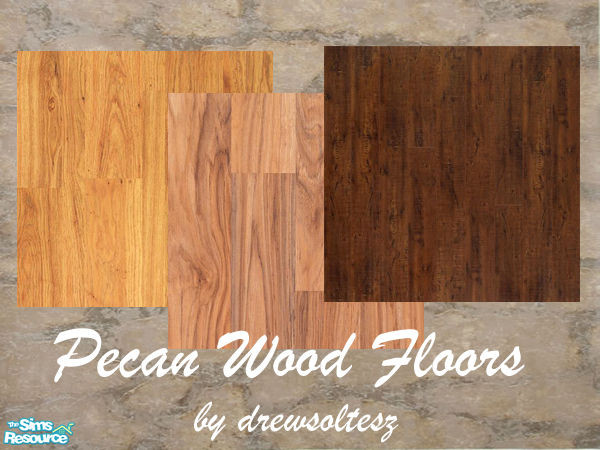 Sims 2 — PECAN WOOD FLOORS by drewsoltesz — Three Wood floors all pecan based, for all your decorating needs. Various