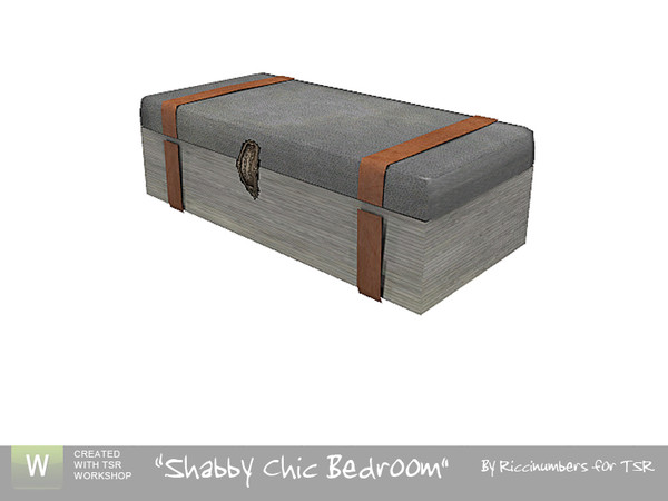 Sims 3 — Shabby Chic Old Hope Chest by TheNumbersWoman — An Old hope chest for whatever you hope for. By RicciNumbers at
