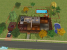 Sims 2 — 2174 Cove Way by mrfronty — Big rural house. Partially furnished. Lights are up to you. 4 bedrooms, 3 bathrooms.