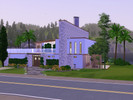 Sims 3 — Coastal by fluffini — Beautiful contemporary Housing. Externally fully decorated. Waterfront landscape. Contains