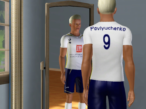 Sims 3 — SpursPav by lynzuii86 — Tottenham Hotspur Kit - Number 9 Pavlyuchenko as requested by kzkitova!
