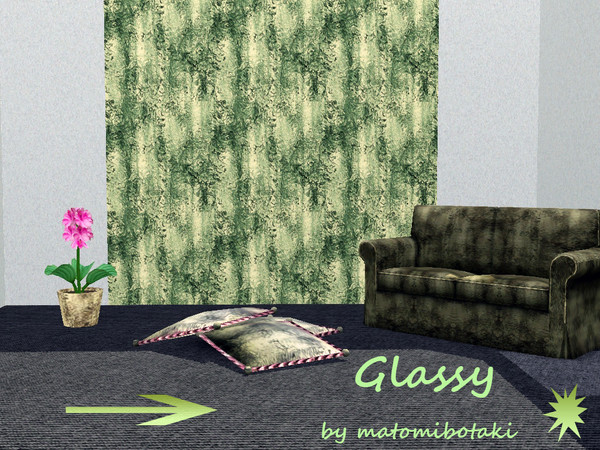 Sims 3 — Glassy by matomibotaki — A shabby and worn out stucco pattern for multiple use, to find under Masonry.