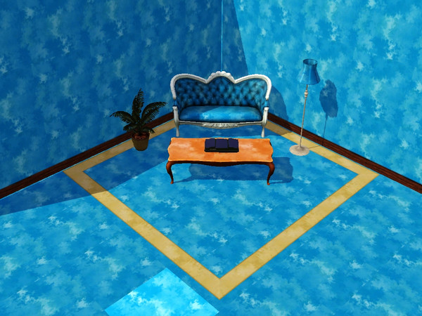 Sims 3 — Blue Blochy Fun by Maylu1654 — A distorted blob picture turned into a beautiful range of blues