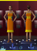 Sims 2 — pretty brightly coloured dress by Haziem — A pretty little dress for adults with a small bow on the side. It is