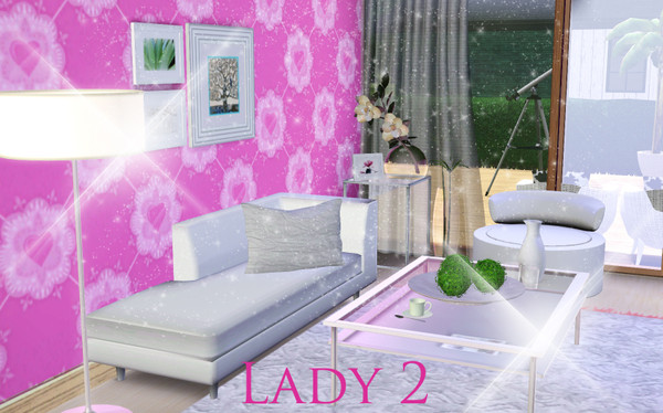 Sims 3 — Lady 2 by TSR Archive — Sweet Pattern perfect for girls