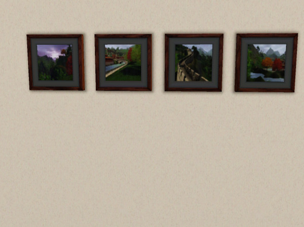 Sims 3 — Painting Landscape China5 Green by Peachybitz1 — Painting Landscape China5 Green