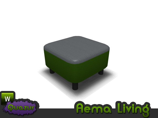 Sims 3 — Aema Living Pouf by Quazur — Aema Living Pouf. Made by Quazur@TSR