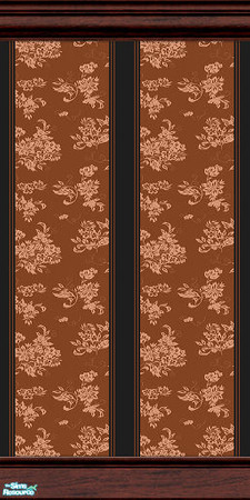 Sims 2 — Libretto Wall Collection - #02 by paintedladysims — 2 of 18 designs in the collection.