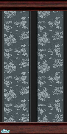 Sims 2 — Libretto Wall Collection - #05 by paintedladysims — 5 of 18 designs in the collection.