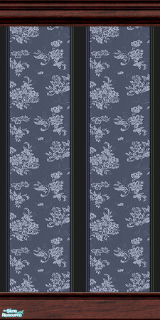Sims 2 — Libretto Wall Collection - #06 by paintedladysims — 6 of 18 designs in the collection.
