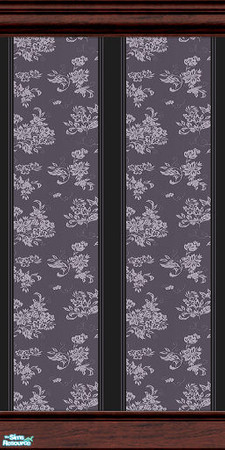 Sims 2 — Libretto Wall Collection - #07 by paintedladysims — 7 of 18 designs in the collection.