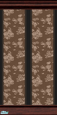 Sims 2 — Libretto Wall Collection - #08 by paintedladysims — 8 of 18 designs in the collection.