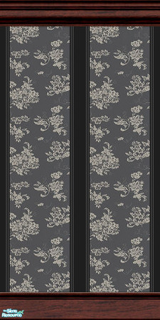 Sims 2 — Libretto Wall Collection - #09 by paintedladysims — 9 of 18 designs in the collection.