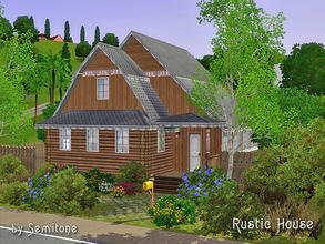Sims 3 — Rustic House by Semitone — 