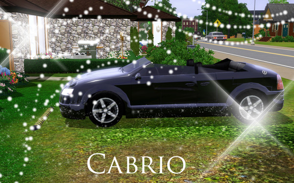 Sims 3 — Cabrio by TSR Archive — Cabrio for your sims, a very luxury and stylish car! made by Pralinesims for TSR, 1.1.10