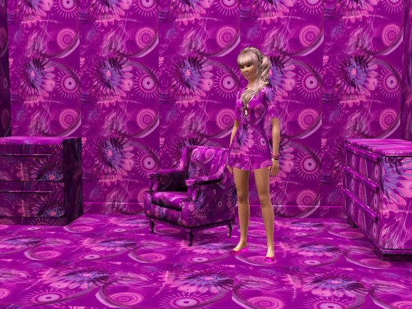 Sims 3 — Abstract flowers pattern by andreeatuvene2 — abstract flowers pattern