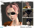Sims 2 — Medical Eyepatch for Female - Set by darkjeane — New Eyepatch in a more Medical style unlike the pirate one from