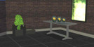 Sims 3 — Parker Table by beeCharly — A table taken from Habitat, a furniture store. It is suposed to be wooden made but I