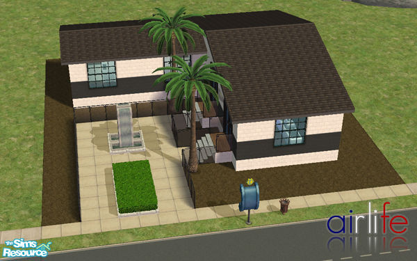 Sims 2 — Open State Clothing by AirLife — Small clothing shop, complete with toilet facilities and refreshment vending