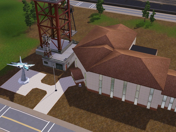 Sims 3 — Military Base by xoharley — Explore the 'inside of the base. Actual rabbit hole in basement. ;D