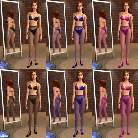 Sims 2 — The Hosiery Collection by celestialshine — Your sims legs will look & feel great with this set of 6