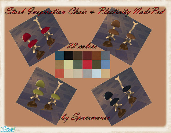 Sims 2 — Stark Inspiration + Plasticity NodePod by spacemouse — Stark Inspiration + Plasticity NodePod Ultrasuede Series