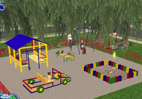 Sims 2 — Set Playground by marilu — Set with 5 Items