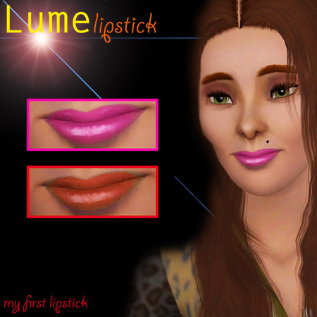 Sims 3 — Lume Lipstick by Cori93 — A perfect lipstick for every way of use.