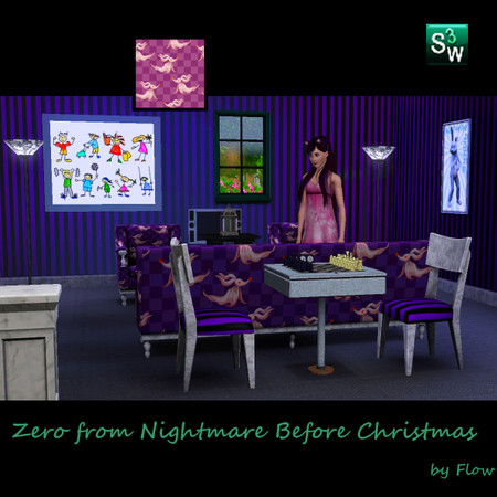Sims 3 — Zero by Flovv — Zero from The Nightmare Before Christmas. 