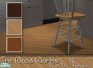 Sims 2 — The Wood Works Floor Set by HermanPSherman — A simple set of 3 wood floors in light, medium, and dark wood.