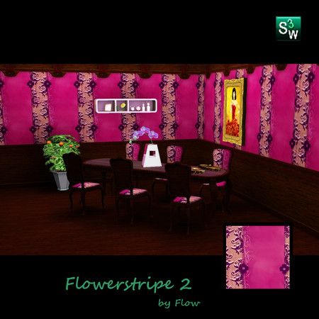Sims 3 — Flowerstripe 2 by Flovv — 