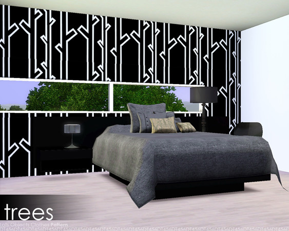 Sims 3 — Trees by DT456 — Handrawn pattern, found in Abstract. Enjoy!