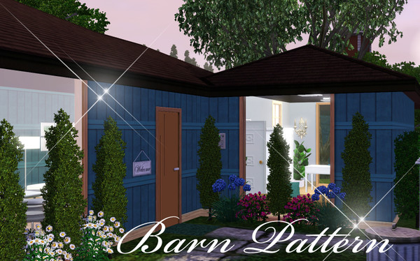 Sims 3 — Barn Pattern by TSR Archive — Pattern