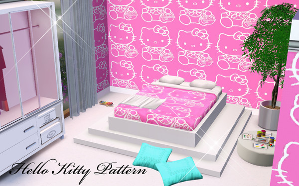 Sims 3 — Hello Kitty Pattern by TSR Archive — Pattern