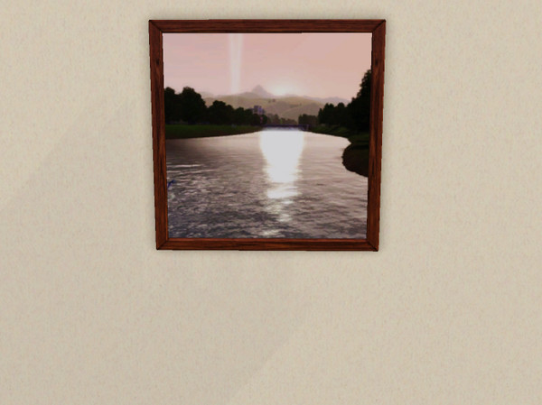 Sims 3 — Painting Landscape Riverview4 Sunset by Peachybitz1 — Painting Landscape Riverview4 Sunset