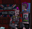 Sims 2 — (Post) Punk Patch Jacket by Bella Russe — Featuring Siouxsie & the Banshees, Buzzcocks, The Cure, Gang of