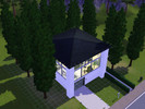 Sims 3 — Glass Box by McMicky — 2 Bed, 2 Bath, single garage. A contemporary glass box that you can live in! 