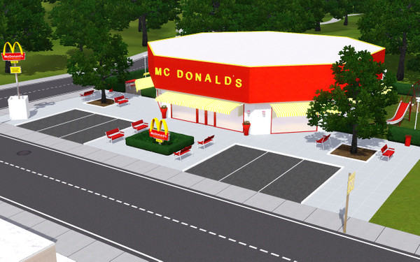 Sims 3 — BCN Mc Donald's  by morgana14 — You Know...Mc Donald's