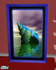 Sims 2 — Blue Shell2 Painting051506 by noodleelf — Beautiful rippling sea shell design, lovely enough for every sim\'s