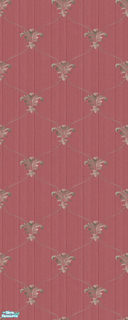 Sims 2 — Fleur de Net AL set - Ginger by 71robert13 —  Netted fleur-de-lis on a ginger linen background. Based on real