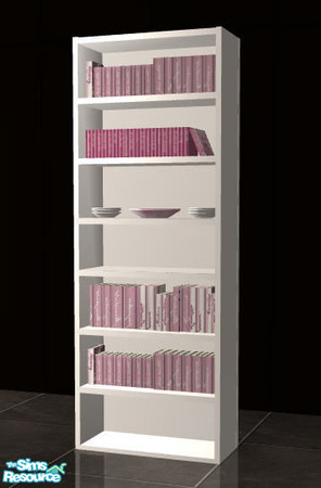 Sims 2 — Apartement La Vie Living - Bookcase02 by Sasilia — 