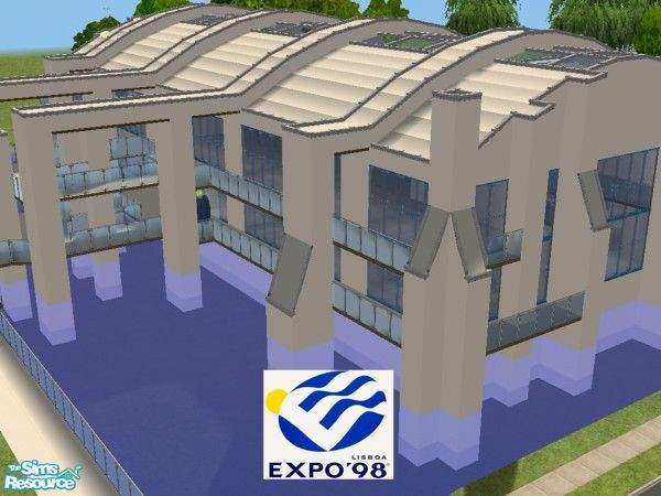 Sims 2 —  by flashmaster — If you are looking for a UNiqUE building in which to locate your mall, cinema or zomibe