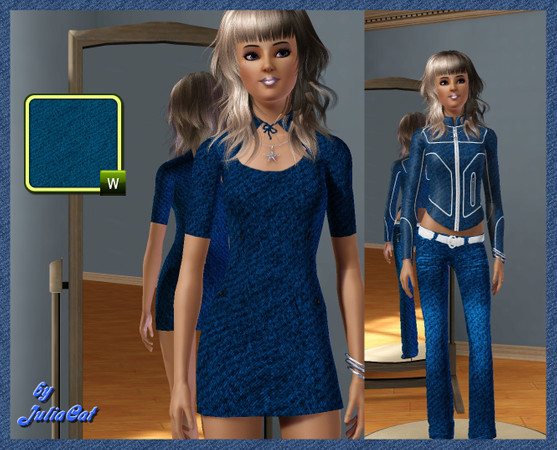 Sims 3 — Pattern Denim by JuliaCat — Pattern